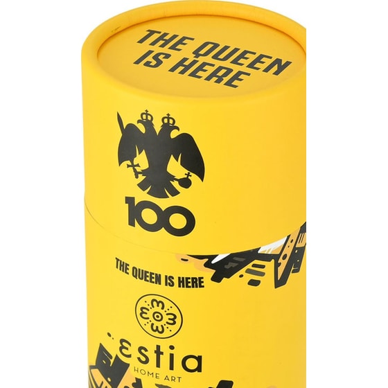 Μπουκάλι Θερμός Estia Home Art Travel Flask Save the Aegean AEK BC Edition The Queen is Here 500ml image 4