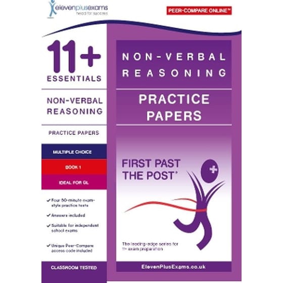 11+ Essentials Non-verbal Reasoning Practice Papers Book 1 image 0