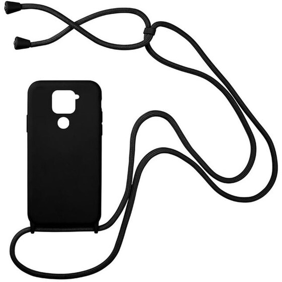 Θήκη Xiaomi Redmi Note 9 - Sonique Carryhang Με Κορδόνι - Μαύρο image 0