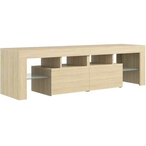 Έπιπλο Τηλεόρασης VidaXL Δρυς 140x35x40 cm  - Sonoma image 6