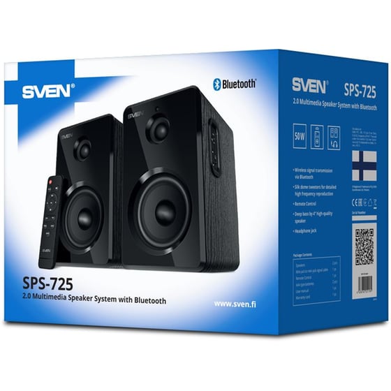 Ηχεία 2.0 Sven SPS-725 2x25 W - Μαύρα image 8