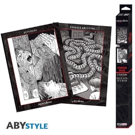 Αφίσες Junji Ito - Chibi 2 Τμχ Κάθετες 52x38 cm
