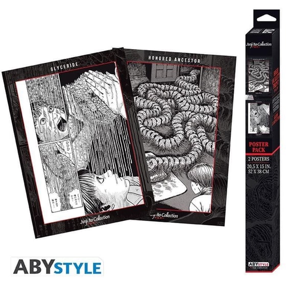 Αφίσες Junji Ito - Chibi 2 Τμχ Κάθετες 52x38 cm image 0