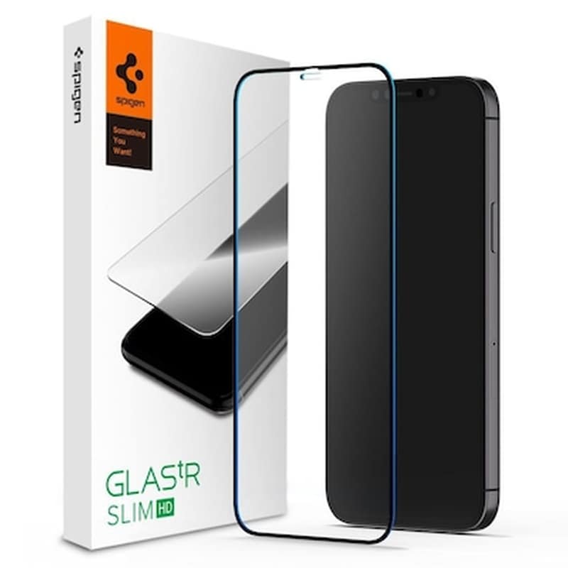SPIGEN Προστατευτικό οθόνης Apple iPhone 12/iPhone 12 Pro - Spigen Glas.tr Fc Tempered Glass
