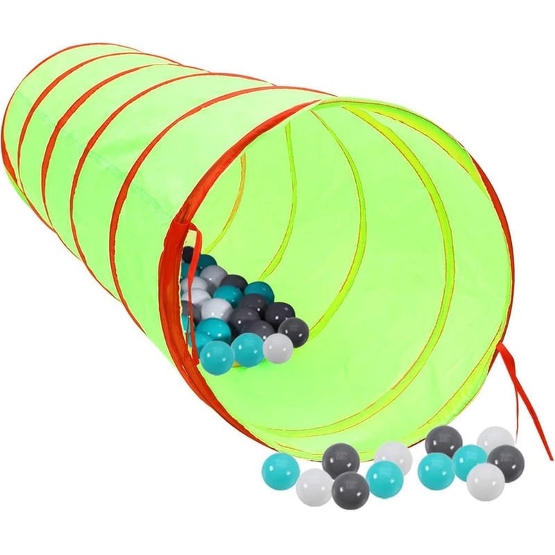 Vidaxl Παιδικό Τούνελ 45 x 175 εκ Πράσινο