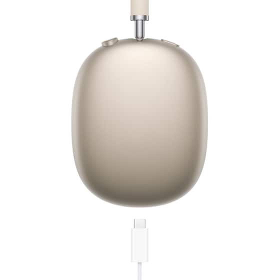 Apple AirPods Max Ασύρματα Ακουστικά Κεφαλής 2nd Gen - Starlight image 2