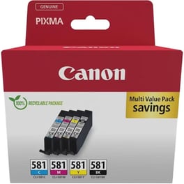 Canon Cli-581 Πολλαπλό Μελάνι Εκτυπωτή 2103C007