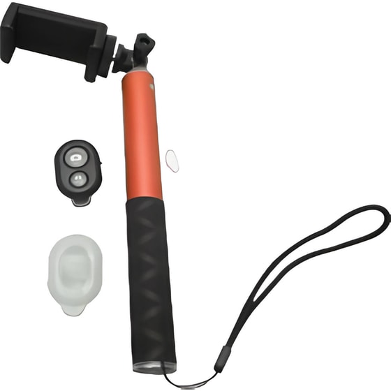 Selfie Stick Ultron Alu 80 με Bluetooth - Πορτοκαλί image 1