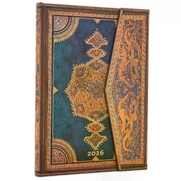 Ημερολόγιο Εβδομαδιαίο Paperblanks 2026 Midi Safavid Indigo