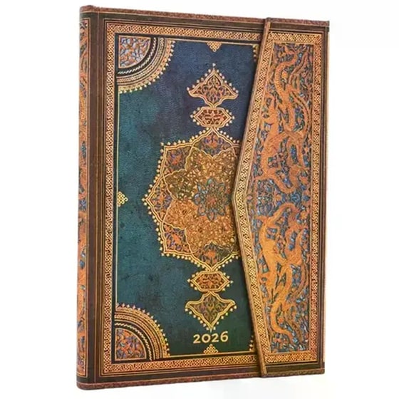 Ημερολόγιο Εβδομαδιαίο Paperblanks 2026 Midi Safavid Indigo image 0