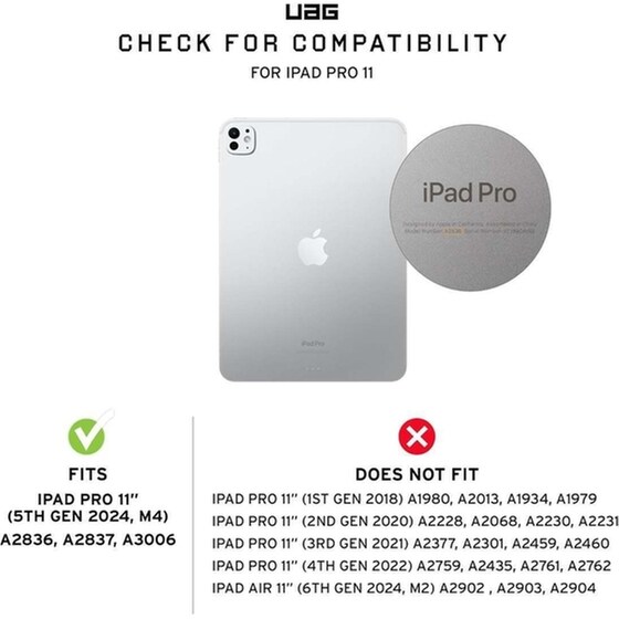 Θήκη Tablet Apple iPad Pro 11" 2024 - UAG Plyo - Black/Ice image 7