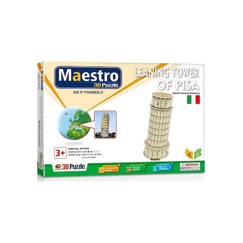3d Παζλ Leaning Tower Of Pisa 21 Κομμάτια My1009