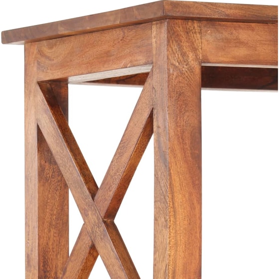 Βιβλιοθήκη VidaXL από Μασίφ Ξύλο Ακακίας 100x180 cm - Μελί image 3