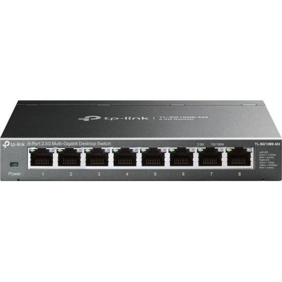 TP-Link TL-SG108S-M2 Network Switch Unmanaged L2 Gigabit Ethernet (1000 Mbps) image 0