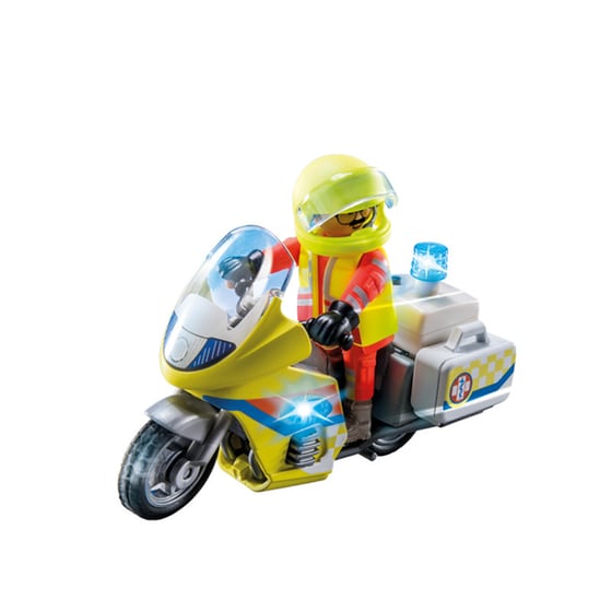 PLAYMOBIL® City Life Διασώστης με Μοτοσικλέτα (71205) image 4