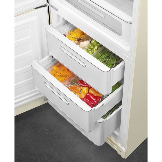 SMEG FAB32LCR6 332 Lt Total No Frost Μπεζ Ψυγειοκαταψύκτης image 5