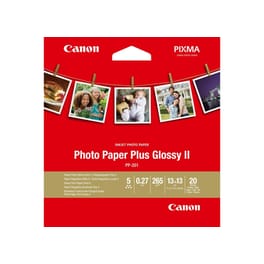 Χαρτί Φωτογραφικό Canon Plus Glossy II PP-201 13x13cm (5x5") - 20 φύλλα