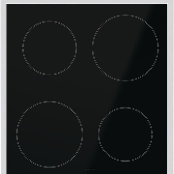 Ηλεκτρική Κουζίνα Κεραμική GORENJE GEC5A61WG 70 lt Λευκό image 5
