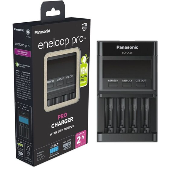 Φορτιστής Μπαταριών Panasonic Eneloop Pro BQ-CC65 image 0