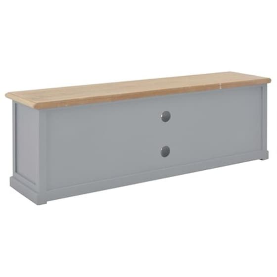 Έπιπλο Τηλεόρασης VidaXL  Ξύλινο 120x30x40 cm  - Γκρι image 5