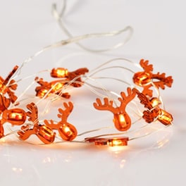 Χριστουγεννιάτικη Γιρλάντα 20 LED Aca Decor Reindeer