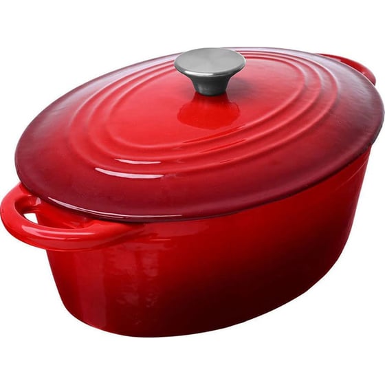 Γάστρα ESTIA IRON 01-14599 30 cm - Κόκκινο image 0