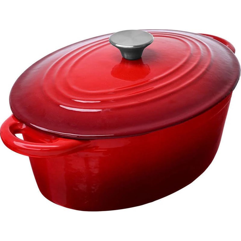 Γάστρα ESTIA IRON 01-14599 30 cm - Κόκκινο