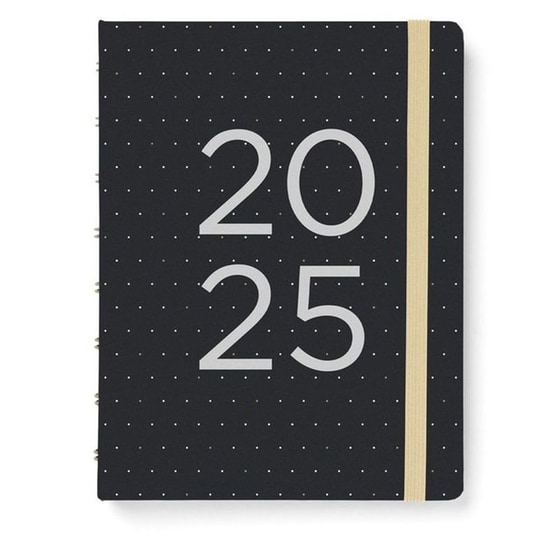 Ημερολόγιο Εβδομαδιαίο Filofax 2025 A5 Moonlight Black image 0