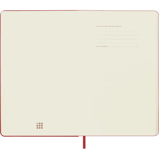Ημερολόγιο Moleskine 2023-2024 18Μ Εβδομαδιαίο Large Hard Scarlet Red image 1