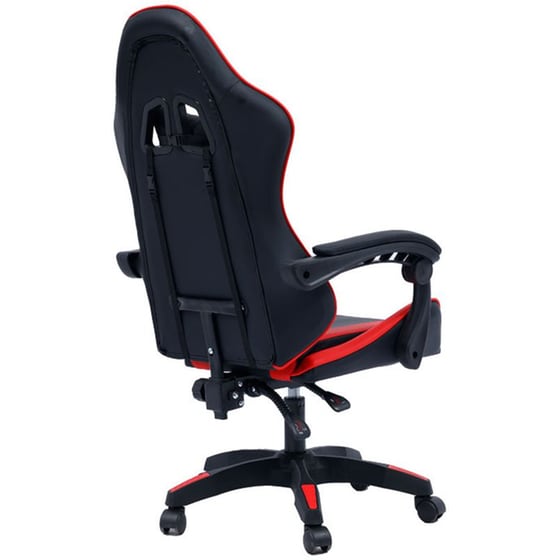 Καρέκλα Γραφείου Gaming William Pakoworld Pu Μαύρο-κόκκινο – 275-000012 image 3