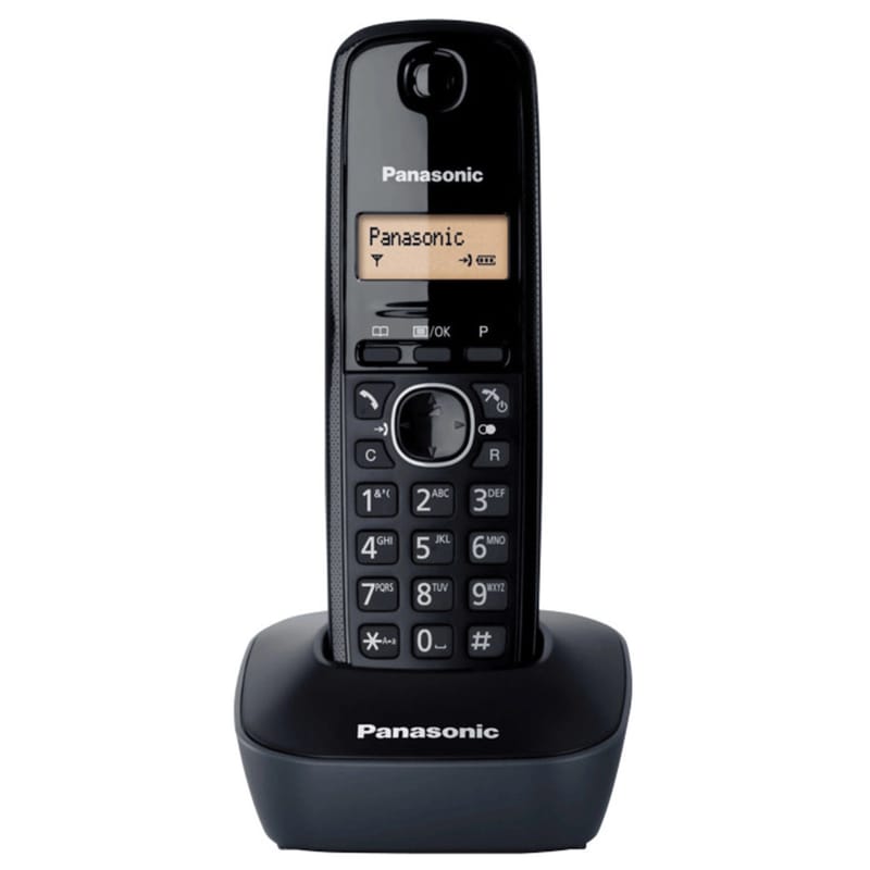 PANASONIC Ασύρματο Τηλέφωνο Panasonic KX-TG1611 - Μαύρο