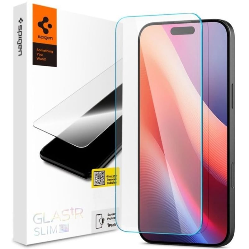 Προστατευτικό οθόνης Apple iPhone 16 Pro - Spigen Tempered Glass Glas.tr Slim Hd Οθόνης 9h φωτογραφία