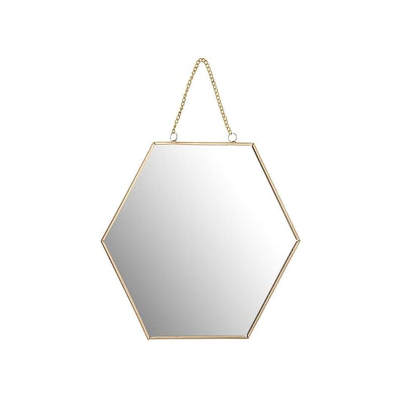 ARIA TRADE Διακοσμητικός Καθρέφτης Τοίχου Aria Trade 10x20x17 cm - Χρυσό