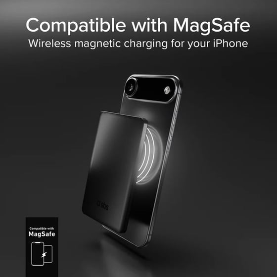 Powerbank 3000 mAh Magnetic with 5W Wireless Charging Compatible with MagSafe image 5