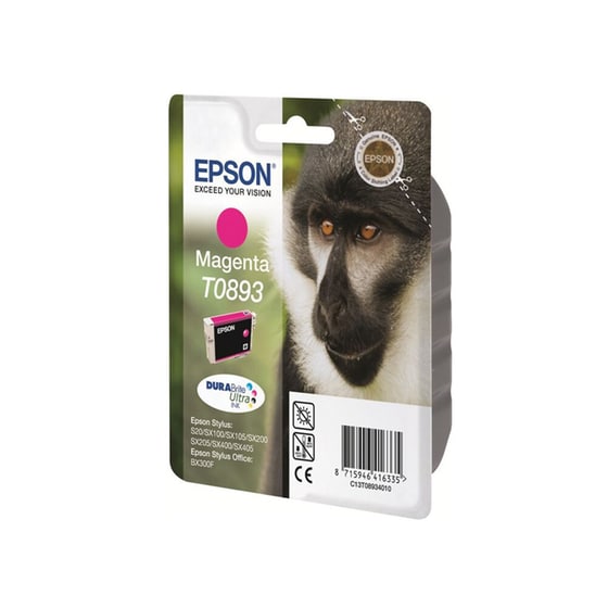 Epson T0893 Κυανό Μελάνι Εκτυπωτή C13T08934011 image 1
