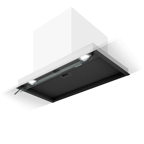 ELICA BOXIN LX/BL MAT/A/90 90 cm Μαύρο Απορροφητήρας Μηχανισμός Απορρόφησης image 0