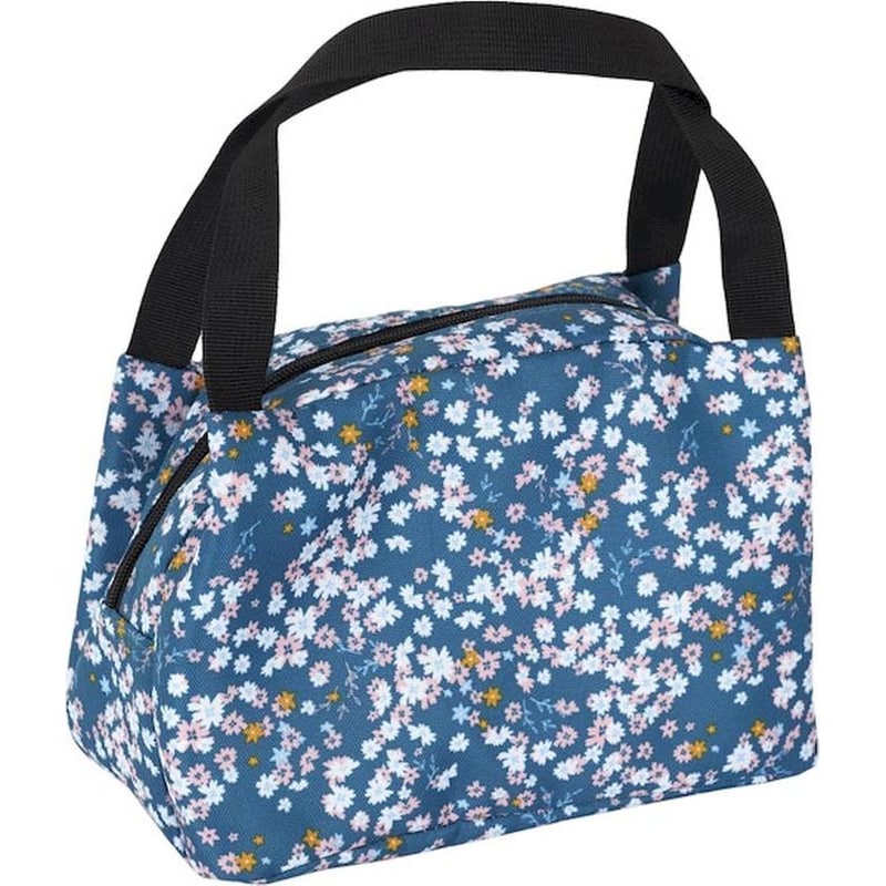 ARIA TRADE Ισοθερμικό Τσαντάκι Χειρός Cook Concept Floral 17x17x24cm - Μπλε