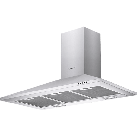 CANDY CCE119/1X 90cm Inox Απορροφητήρας Καμινάδα Τζάκι image 0