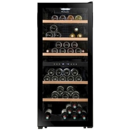 LA SOMMELIERE LS102DZBLACK για 102 Μπουκάλια Μαύρο Συντηρητής Κρασιών