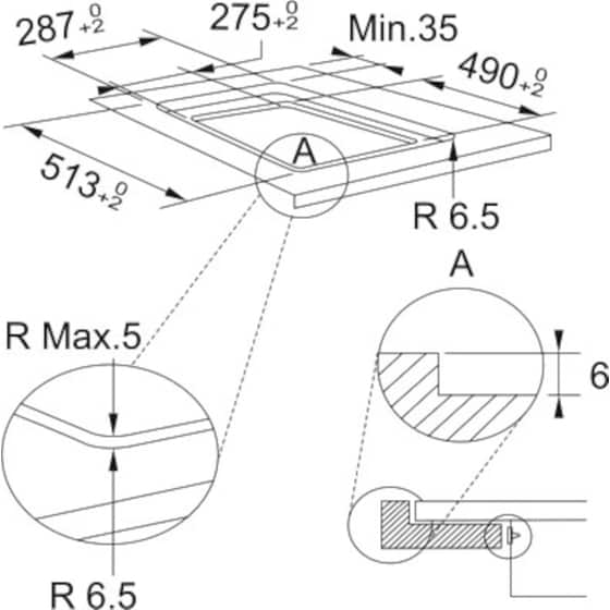 FRANKE SMART FSM 302 I BK 30 cm x 51 cm Μαύρo Εστία Επαγωγική Αυτόνομη image 5