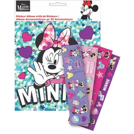 Αυτοκόλλητα Gim Minnie Mouse Άλμπουμ (4 Φύλλα)