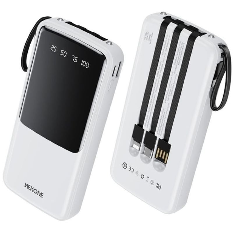 WK Powerbank WK WP-09 10.000 mAh - Λευκό