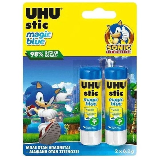 Κόλλα Stick Uhu Sonic Magic 8.2gr (2 Τεμάχια) image 0