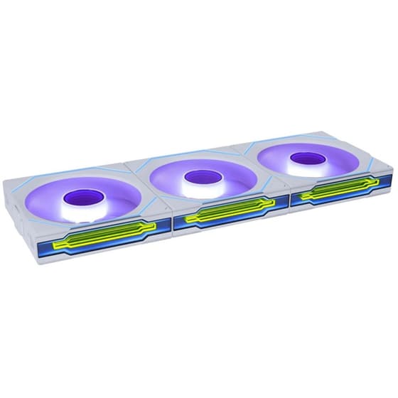 Case Fan Lian Li Uni Fan Sl-inf Reverse Blade 120mm με ARGB Φωτισμό και Σύνδεση 4-Pin PWM 3τμχ - Λευκό image 1