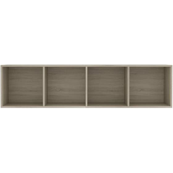 Βιβλιοθήκη VidaXL από Μοριοσανίδα 143x30x36 cm - Mπεζ/Sonoma image 1