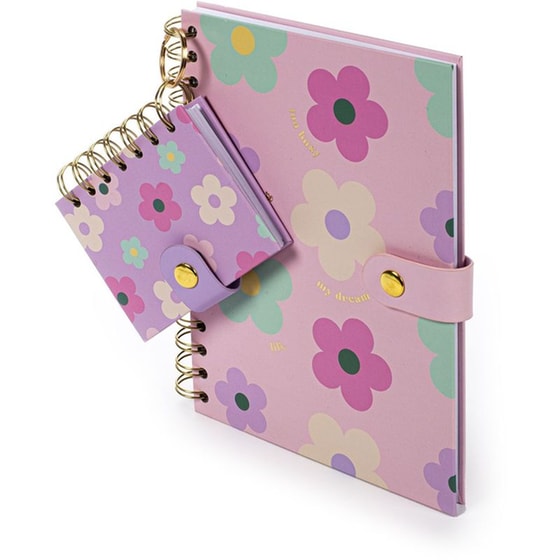 Σημειωματάριο Posh+Pop Flowers image 1