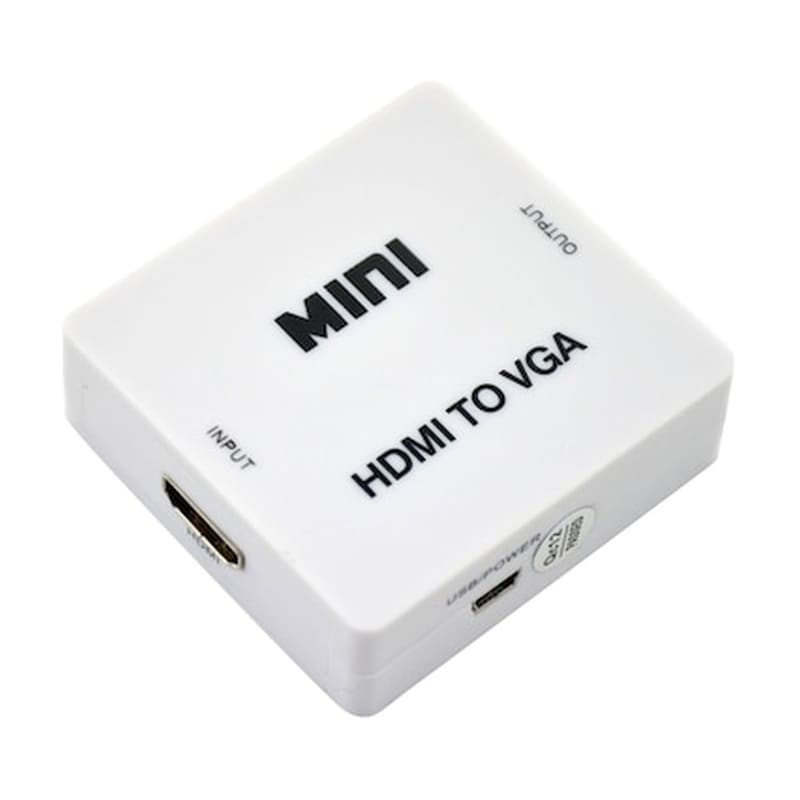 POWERTECH Powertech Hd Video Converter Hdmi Σε Vga 3.5mm Audio Cab-h073, Full Hd