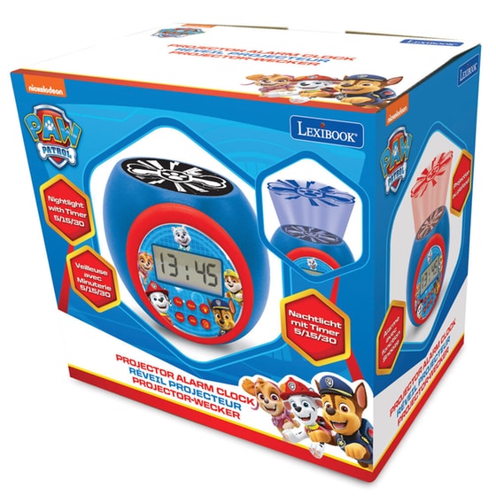 LEXIBOOK Paw Patrol Projector Alarm Clock with Timer image 5