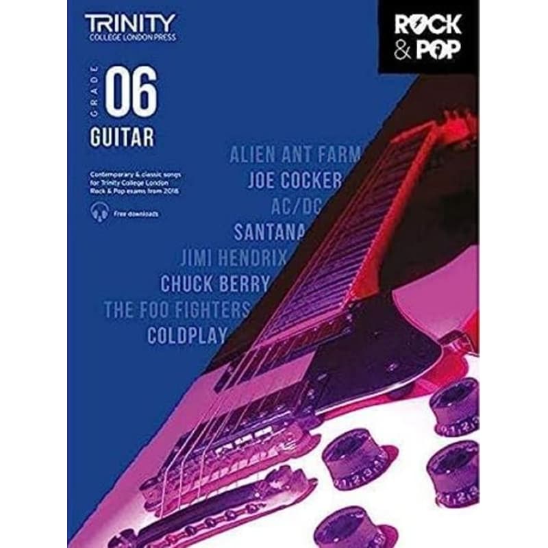 Trinity College London Rock Pop 2018 Guitar Grade 6