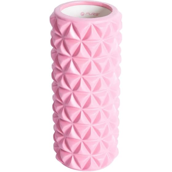 Foam Roller Μασάζ Pure2Improve από EVA και PVC 33x14 cm - Ροζ image 1
